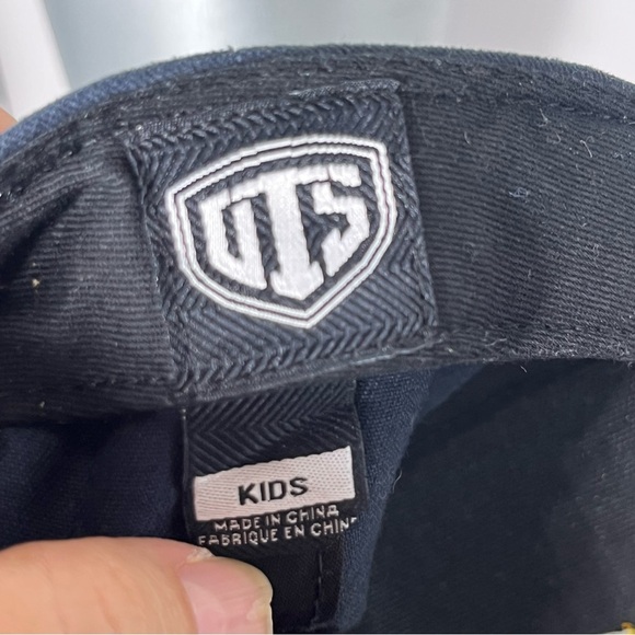 Michigan Wolverines Kids Adjustable Cap Navy Blue with Yellow Embroidered M - Picture 8 of 8